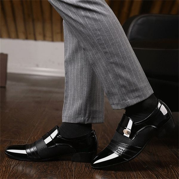 fashion slip on men dress shoes oxfords business classic leather s suits 220812, Black
fashion slip on men dress shoes oxfords business classic leather s suits 220812, Black