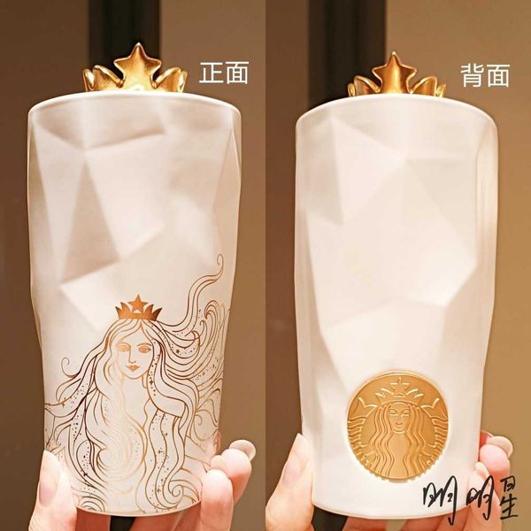 starbucks cup collection 410ml pisces tail crown double layer mug pure white black gold coffee cup water cup
starbucks cup collection 410ml pisces tail crown double layer mug pure white black gold coffee cup water cup