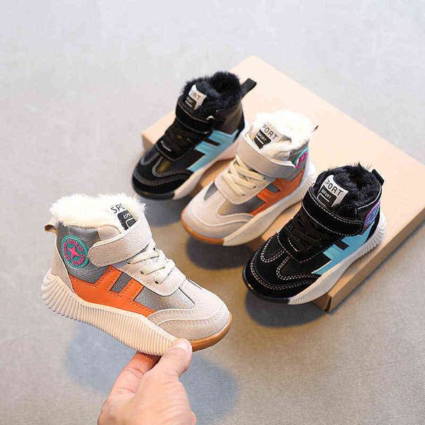 children casual shoes autumn winter add velvet to keep warm boys sports shoes fashion leather soft antislip girls running shoes g220422, Black;red
children casual shoes autumn winter add velvet to keep warm boys sports shoes fashion leather soft antislip girls running shoes g220422, Black;red
