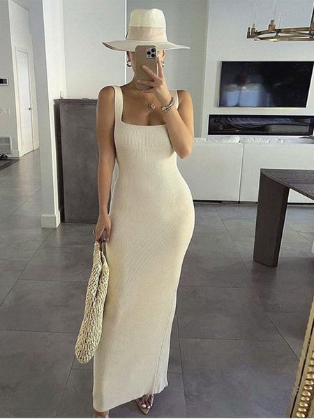 casual dresses elegant knitted bodycon maxi dress for women backless party club long women's clothes vacation outfits streetwear, Black;gray
casual dresses elegant knitted bodycon maxi dress for women backless party club long women's clothes vacation outfits streetwear, Black;gray