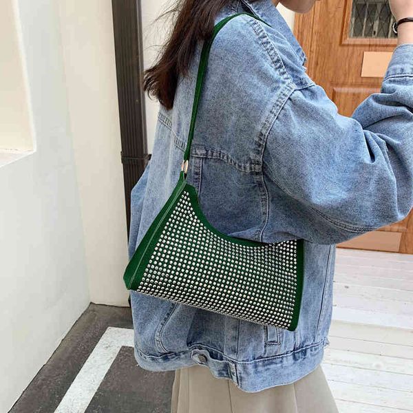 bags handbags armpit women's 2022 fashion ins single shoulder foreign style leisure drill women, Black;red
bags handbags armpit women's 2022 fashion ins single shoulder foreign style leisure drill women, Black;red
