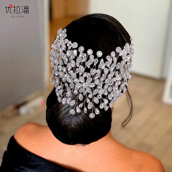 luxury diamond wedding tiara baroque crystal bridal headwear crown rhinestone with wedding jewelry hair accessories bridal crowns headpieces, Silver
luxury diamond wedding tiara baroque crystal bridal headwear crown rhinestone with wedding jewelry hair accessories bridal crowns headpieces, Silver