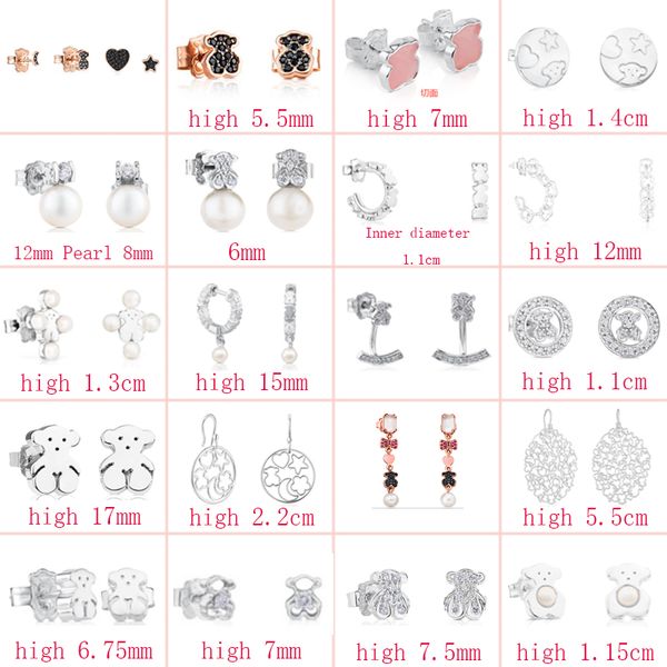 2022 new 100% 925 sterling silver bear trend fashion ladies beautiful classic temperament earrings jewelry fashion accessories, Golden;silver
2022 new 100% 925 sterling silver bear trend fashion ladies beautiful classic temperament earrings jewelry fashion accessories, Golden;silver