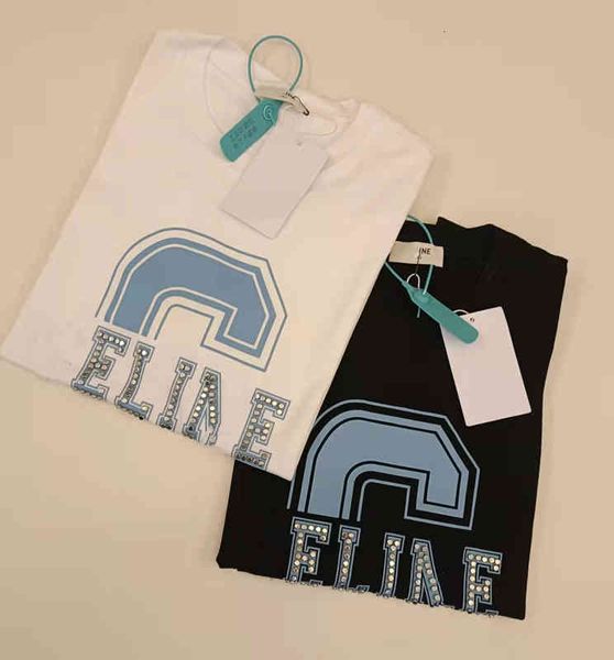 women's t-shirt correct version summer luxury trend cel large c set bead letter printing men's and women's os loose type shor, White
women's t-shirt correct version summer luxury trend cel large c set bead letter printing men's and women's os loose type shor, White