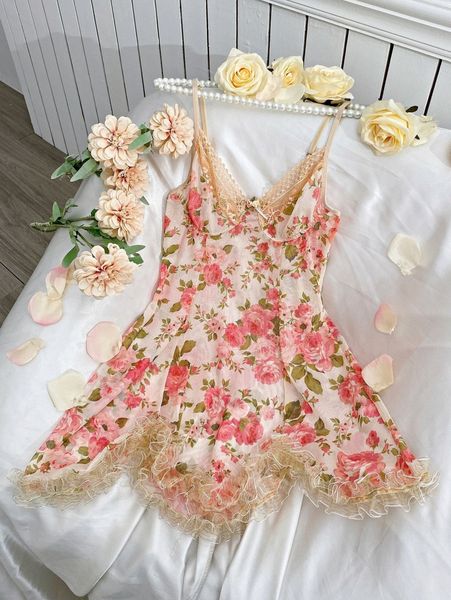 floral lace trim slip dress a4vl#, Black;red
floral lace trim slip dress a4vl#, Black;red