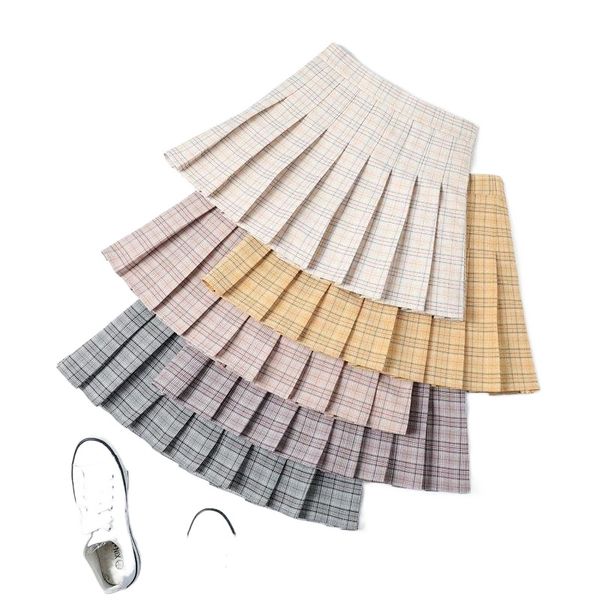 pleated skirt summer women preppy style plaid skirts for girls cute japanese school ladies kawaii mini 83fy#, Black
pleated skirt summer women preppy style plaid skirts for girls cute japanese school ladies kawaii mini 83fy#, Black