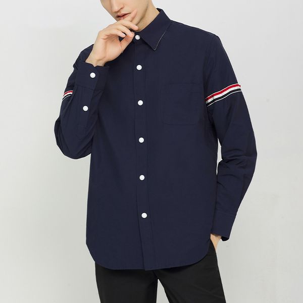 men's jacket shirt luxury brand long sleeve rwb striped korean design women's shirt causal comfortable slim pure color business sh, Black;brown
men's jacket shirt luxury brand long sleeve rwb striped korean design women's shirt causal comfortable slim pure color business sh, Black;brown