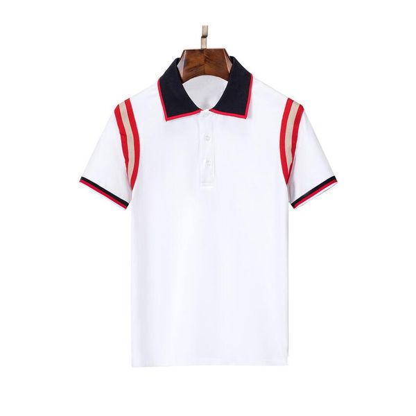 men polo t shirts fashion casual hip hop business letter colored painted stylist summer mens polos, White;black
men polo t shirts fashion casual hip hop business letter colored painted stylist summer mens polos, White;black