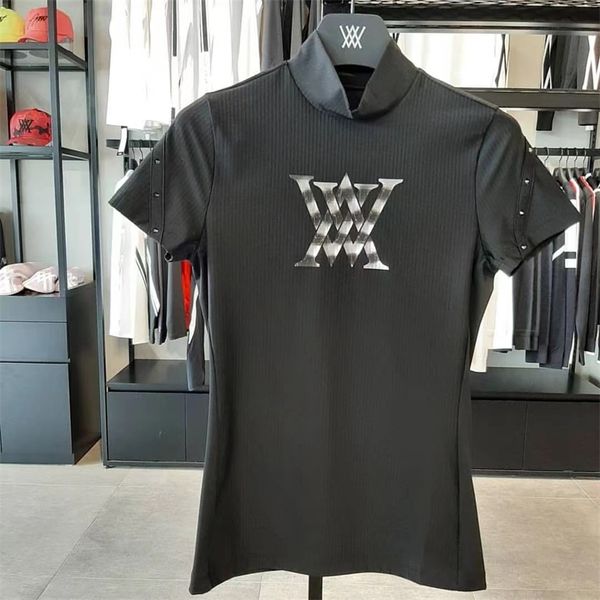 women golf shirts summer thin round neck short sleeves quick dry sportswear 220707, Black;blue
women golf shirts summer thin round neck short sleeves quick dry sportswear 220707, Black;blue