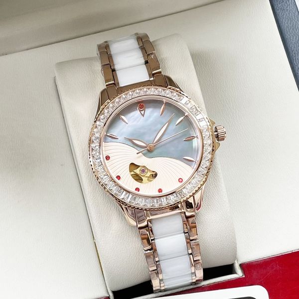 fashion women's watch 34mm 316 stainless steel case ceramic belt mechanical movement sapphire crystal mirror anti-scratch waterproof di, Slivery;brown
fashion women's watch 34mm 316 stainless steel case ceramic belt mechanical movement sapphire crystal mirror anti-scratch waterproof di, Slivery;brown