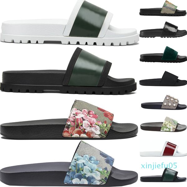 trends slides fashion slippers designer men women floral brocade flats gear bottoms rubber leather sandals summer beach shoes slid2498, Black
trends slides fashion slippers designer men women floral brocade flats gear bottoms rubber leather sandals summer beach shoes slid2498, Black