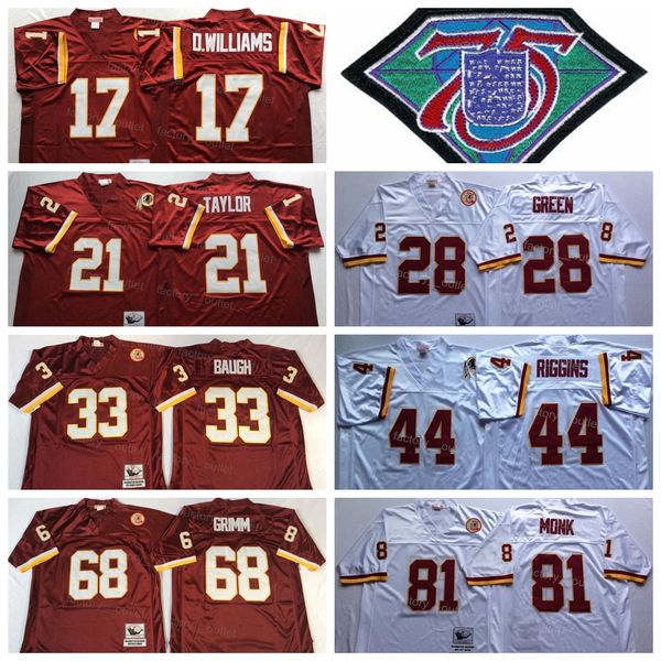 mitchell and ness throwback 75th anniversary football 17 doug williams jersey vintage 44 john riggins 28 darrell green 21 sean taylor 71 cha, Black;red
mitchell and ness throwback 75th anniversary football 17 doug williams jersey vintage 44 john riggins 28 darrell green 21 sean taylor 71 cha, Black;red