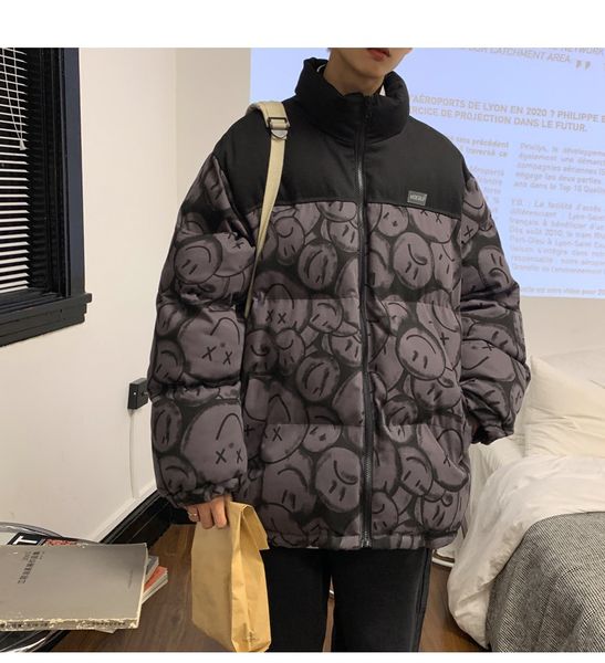 men japanese streetwear puffer downs jackets winter mens full print fashions bubble coat couple patchwork thick parkas, Black
men japanese streetwear puffer downs jackets winter mens full print fashions bubble coat couple patchwork thick parkas, Black