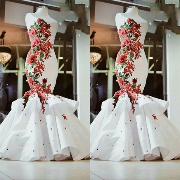 red and white 3d floral flowers mermaid wedding dress lace-up corset sweetheart satin beading ruched south arabic bridal gowns
red and white 3d floral flowers mermaid wedding dress lace-up corset sweetheart satin beading ruched south arabic bridal gowns