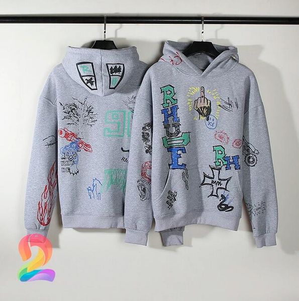hoodie hand-painted graffiti pullover sweatshirt high street men's and women's hooded sweater hoodies, Black;brown
hoodie hand-painted graffiti pullover sweatshirt high street men's and women's hooded sweater hoodies, Black;brown