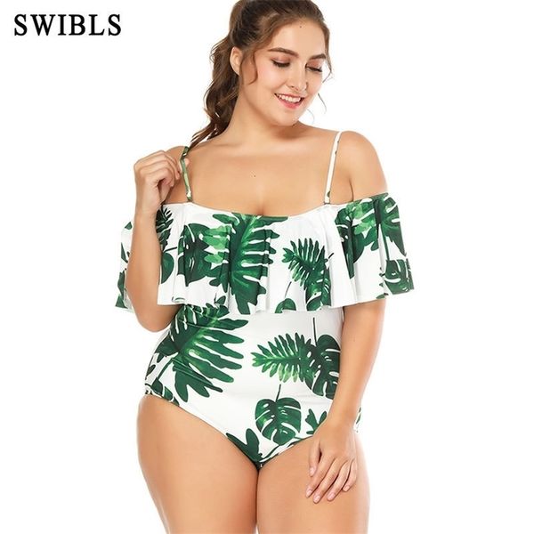 2020 woman plus size swimsuit 1pc s 3xl green bathing suit for women big leaf beachwear vintage bather female swimwear t200708, White;black
2020 woman plus size swimsuit 1pc s 3xl green bathing suit for women big leaf beachwear vintage bather female swimwear t200708, White;black