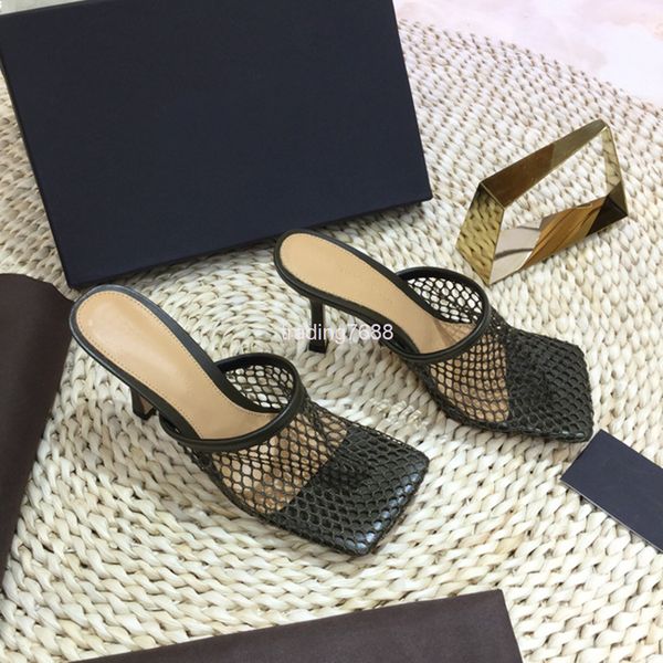 sandals summer ultra-high heels temperament square head breathable mesh wrap head thin wear a-line sandals, Black
sandals summer ultra-high heels temperament square head breathable mesh wrap head thin wear a-line sandals, Black