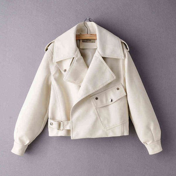 fashion casual women pu leather jackets 2020 spring elegant white ladies coats streatwear puff sleeve female jacket girls coat l220728, Black
fashion casual women pu leather jackets 2020 spring elegant white ladies coats streatwear puff sleeve female jacket girls coat l220728, Black
