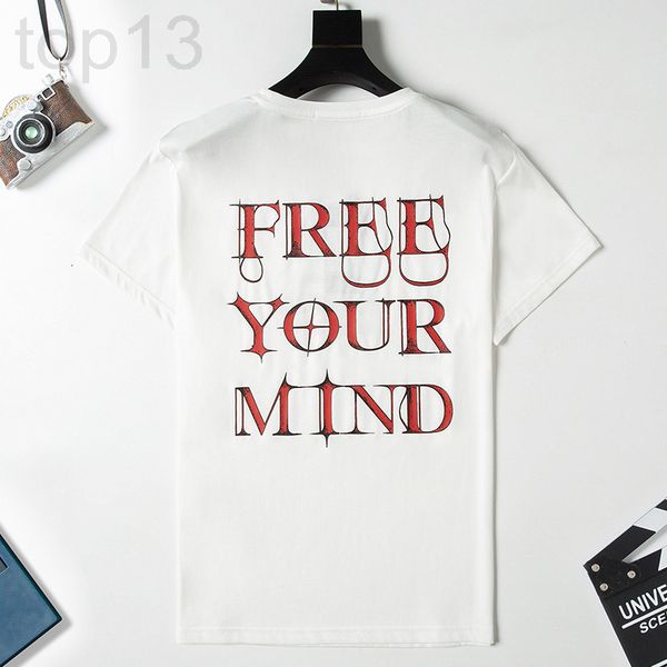 men's t-shirts designer 2021 fashion new men's spring and summer large round neck short sleeve t-shirt fat man t-shirt casual t5th, White;black