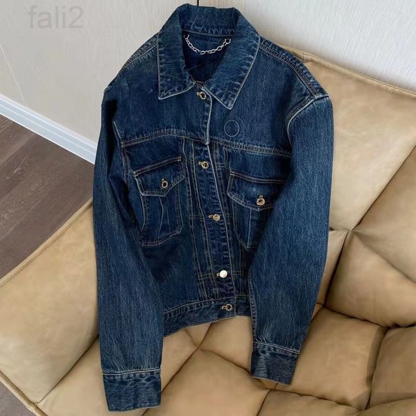 women's jackets designer 6022102 2022 early spring new women's letter enzyme washed double pocket denim jacket 26rh, Black;brown
women's jackets designer 6022102 2022 early spring new women's letter enzyme washed double pocket denim jacket 26rh, Black;brown