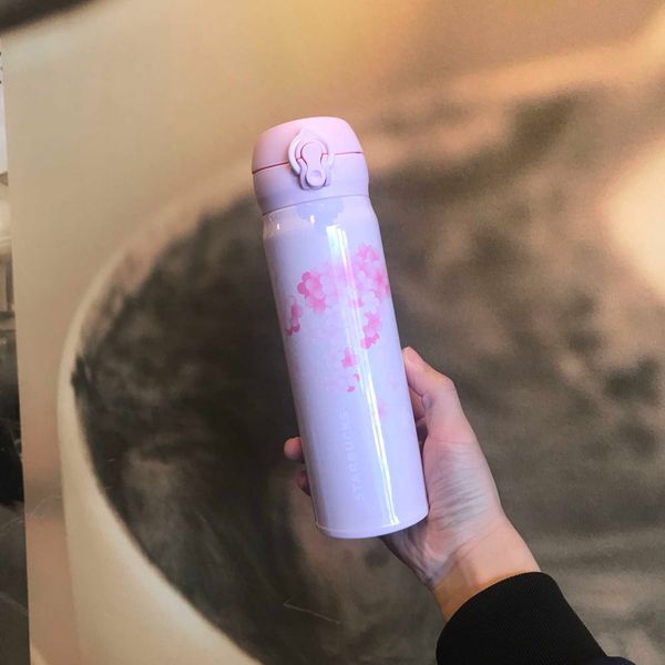 2019 korean starbucks cup pink cherry blossom stainless steel thermos cup portable 500ml
2019 korean starbucks cup pink cherry blossom stainless steel thermos cup portable 500ml