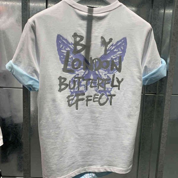 butterfly stamping printed cotton t-shirt european and american b22oy couples round neck short-sleeved sweatshirt, White;black
butterfly stamping printed cotton t-shirt european and american b22oy couples round neck short-sleeved sweatshirt, White;black
