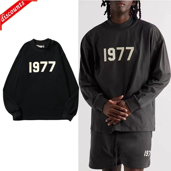 men's brand fashion trend sweater wholesale high essentials multi thread flocking round for men and long sleeve t-shirt thin coat, Black
men's brand fashion trend sweater wholesale high essentials multi thread flocking round for men and long sleeve t-shirt thin coat, Black