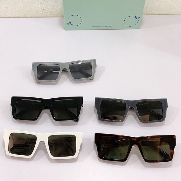 new square frame men ladies luxury designer sunglasses omri028 outdoor driving uv protection with original box, White;black
new square frame men ladies luxury designer sunglasses omri028 outdoor driving uv protection with original box, White;black