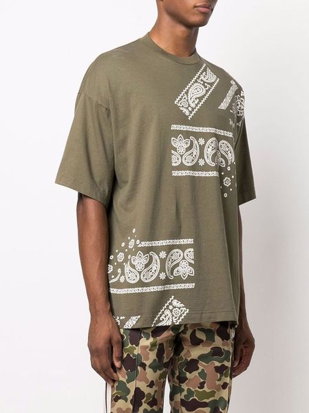 22ss italy bandanna print vintage tee skateboard men t shirt spring summer women short sleeve streetwear cotton tshirt, White;black
22ss italy bandanna print vintage tee skateboard men t shirt spring summer women short sleeve streetwear cotton tshirt, White;black