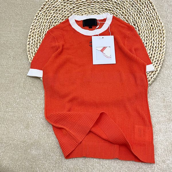 women's sweaters designer milan runway spring summer brand same style sweater short sleeve pink blue crew neck pullover womens vhq2, White;black 
women's sweaters designer milan runway spring summer brand same style sweater short sleeve pink blue crew neck pullover womens vhq2, White;black