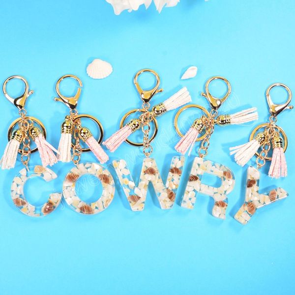 fashion conch 26 a-z letter keychain with tassel creative initial alphabet key ring for women trendy bag pendant accessories gift, Slivery;golden
fashion conch 26 a-z letter keychain with tassel creative initial alphabet key ring for women trendy bag pendant accessories gift, Slivery;golden