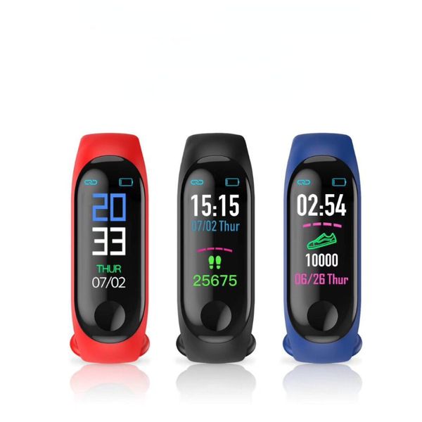 m3 smart bracelet heart rate blood pressure sport step counting information push smart reminder color screen bracelet(the logistics price pl
m3 smart bracelet heart rate blood pressure sport step counting information push smart reminder color screen bracelet(the logistics price pl