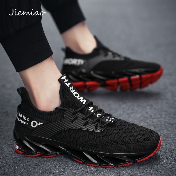jiemiao blade sole men sneakers breathable comfortable running shoes outdoor fitness training sports zapatillas hombre 220719, Black
jiemiao blade sole men sneakers breathable comfortable running shoes outdoor fitness training sports zapatillas hombre 220719, Black