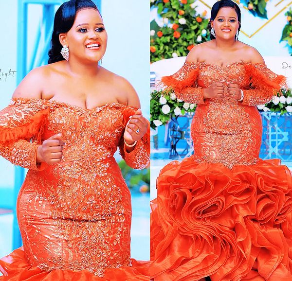 2022 plus size arabic aso ebi orange mermaid luxurious prom dresses lace beaded evening formal party second reception birthday engagement go, Black
2022 plus size arabic aso ebi orange mermaid luxurious prom dresses lace beaded evening formal party second reception birthday engagement go, Black