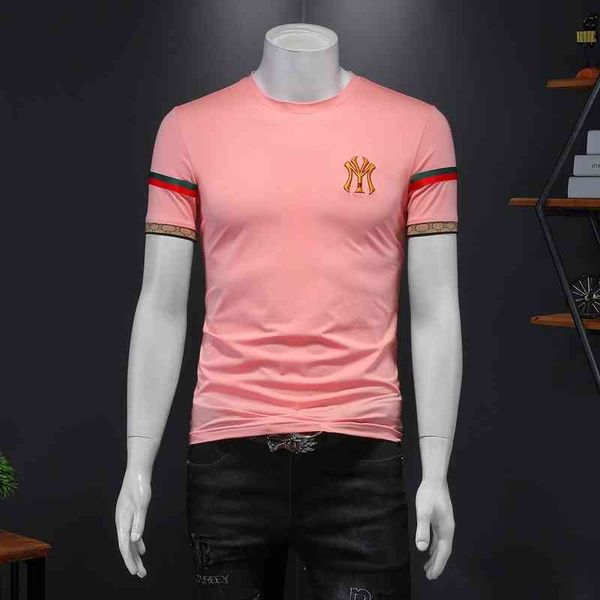 men's fashion personality trend new short-sleeved brand wholesale embroidered summer short sleeve t-shirt cotton 2022 shirt clothes wea, White;black
men's fashion personality trend new short-sleeved brand wholesale embroidered summer short sleeve t-shirt cotton 2022 shirt clothes wea, White;black