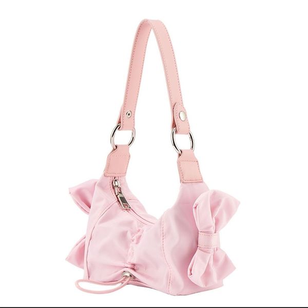 jiomay women shoulder bag nylon designer handbags ladies fashion casual purse sweet bow pearl chain summer pleated hobo bag 220722
jiomay women shoulder bag nylon designer handbags ladies fashion casual purse sweet bow pearl chain summer pleated hobo bag 220722