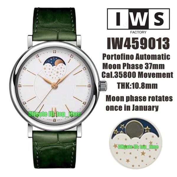 iwsf watches 37mm stainless steel moon phase cal.35800 automatic womens watch 459013 white dial leather strap ladies wristwatches, Slivery;brown
iwsf watches 37mm stainless steel moon phase cal.35800 automatic womens watch 459013 white dial leather strap ladies wristwatches, Slivery;brown