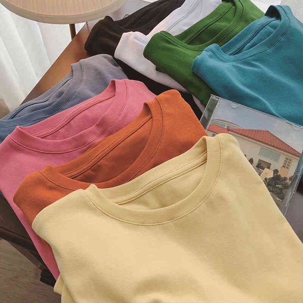 women's t-shirt 2022 simple light board solid color short t-shirt women summer sleeve fashion high waist tights uc02, White
women's t-shirt 2022 simple light board solid color short t-shirt women summer sleeve fashion high waist tights uc02, White