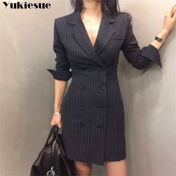 elegant professional mini woman suits dress double breasted blazer jacket ol buttons coat notched cardigan womens blazer 210412, Black;gray
elegant professional mini woman suits dress double breasted blazer jacket ol buttons coat notched cardigan womens blazer 210412, Black;gray