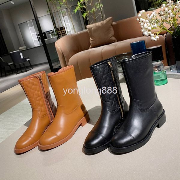 boots high end quality lingge calf leather side zipper round head flat bottom simple british style short boots, Black
boots high end quality lingge calf leather side zipper round head flat bottom simple british style short boots, Black
