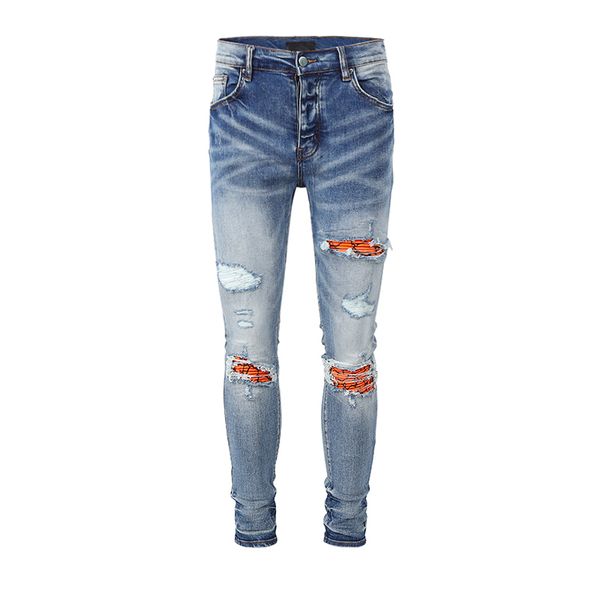 2022 jeans distressed ripped biker pants slim fit motorcycle denim pant mens designer jeans size 29-40, Blue
2022 jeans distressed ripped biker pants slim fit motorcycle denim pant mens designer jeans size 29-40, Blue