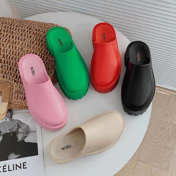 slippers female summer outer thick bottom ins tide sandals casual package head shoes, Black
slippers female summer outer thick bottom ins tide sandals casual package head shoes, Black
