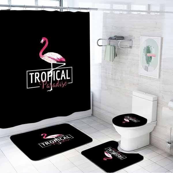 cartoon flamingo 90g shower curtain lamb cashmere non slip floor mat toilet cover mat bathroom four piece set-1
cartoon flamingo 90g shower curtain lamb cashmere non slip floor mat toilet cover mat bathroom four piece set-1