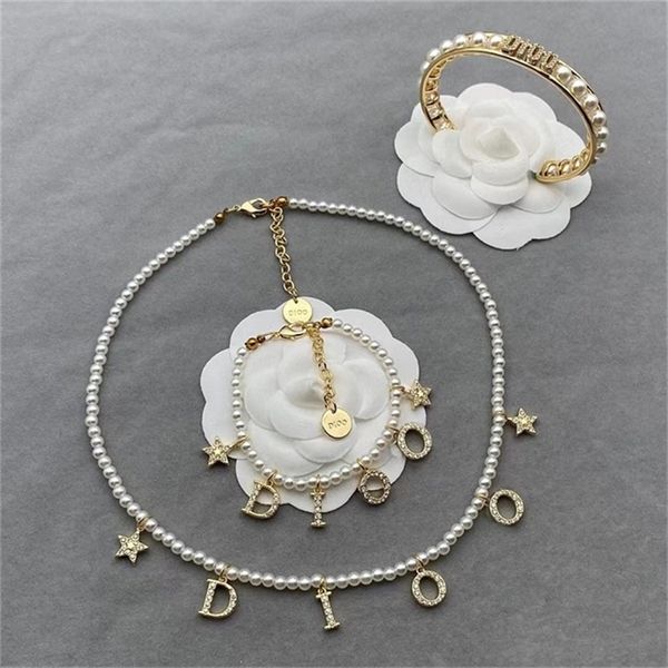 2022 36% off designer jewelry d di diamond studded star pearl necklace simple trend versatile letter bracelet, Silver
2022 36% off designer jewelry d di diamond studded star pearl necklace simple trend versatile letter bracelet, Silver