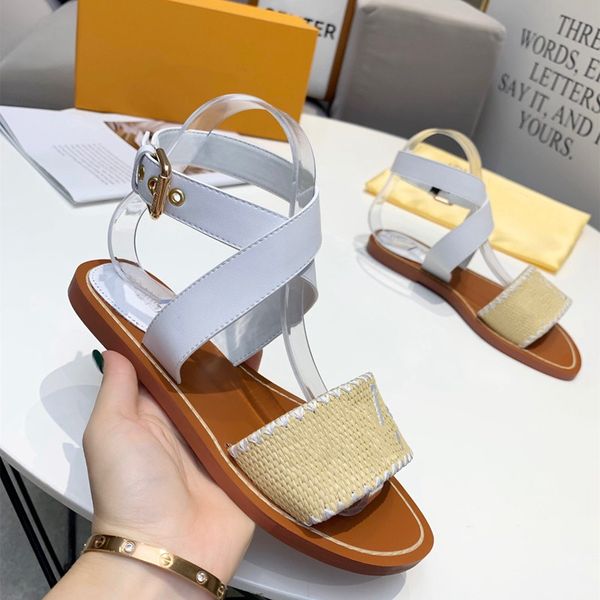 classic sandals party fashion leather slides women straw sandal designer heels formentera lady metal belt buckle thick heel woman shoes larg, Black
classic sandals party fashion leather slides women straw sandal designer heels formentera lady metal belt buckle thick heel woman shoes larg, Black