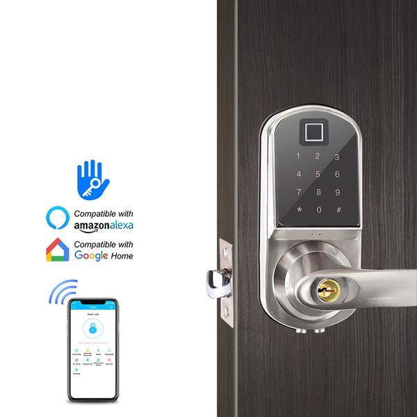 smart home wooden door ttlock app fingerprint spherical knob door lock with digital keypad
smart home wooden door ttlock app fingerprint spherical knob door lock with digital keypad
