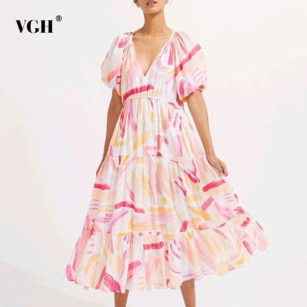 hit color print dress for women v neck puff short sleeve high waist elegant midi dresses female summer fashion clothing 210507, Black;gray
hit color print dress for women v neck puff short sleeve high waist elegant midi dresses female summer fashion clothing 210507, Black;gray