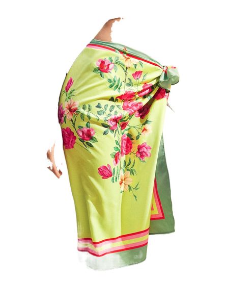 floral print wrap knot side skirt u9b1#, Black
floral print wrap knot side skirt u9b1#, Black