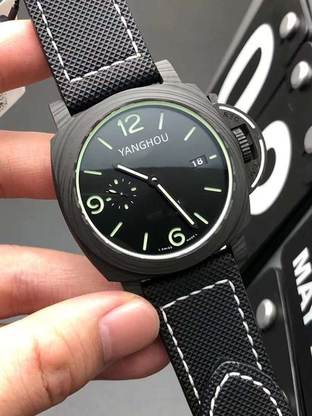 sell vs factory pam1118 pam119 montre de luxe mens watch 44mm automatic movement carbon fiber case waterproof mechanical watches luminous, Slivery;brown
sell vs factory pam1118 pam119 montre de luxe mens watch 44mm automatic movement carbon fiber case waterproof mechanical watches luminous, Slivery;brown