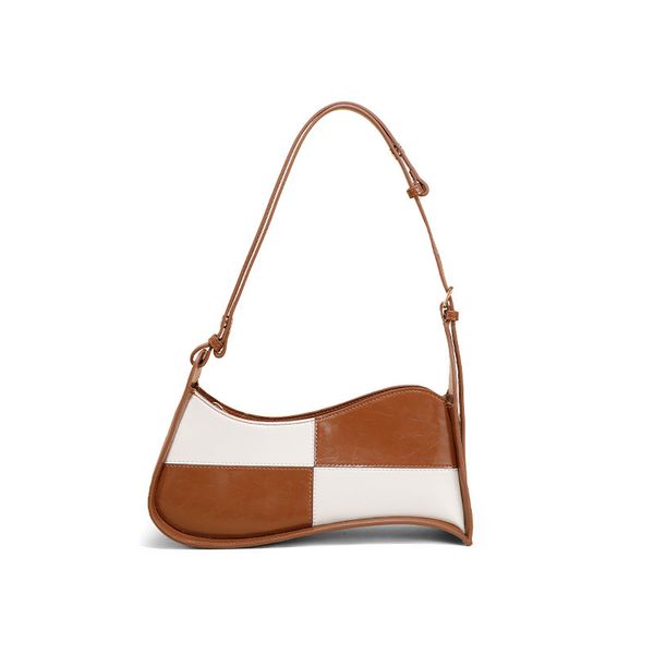 designer bags original leather new single product for women soft and elegant chequered patchwork shoulder bag 27 cm
designer bags original leather new single product for women soft and elegant chequered patchwork shoulder bag 27 cm